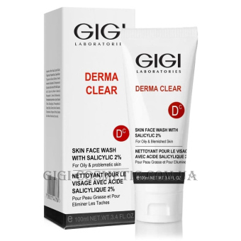GIGI Derma Clear Skin Face Wash With Salicylic 2% - Мусс-гель с салициловой кислотой 2%