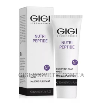 GIGI Nutri-Peptide Purifying Clay Mask - Очищуюча маска для жирної та комбінованої шкіри