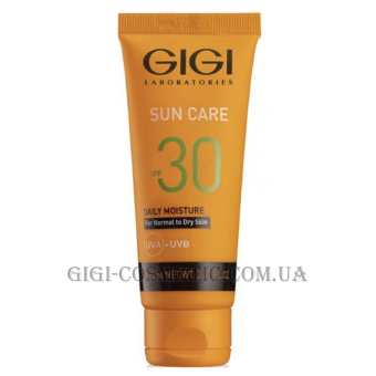 GIGI Sun Care Daily Protector SPF-30 Dry Skin - Сонцезахисний крем SPF-30 із захистом ДНК для сухої шкіри