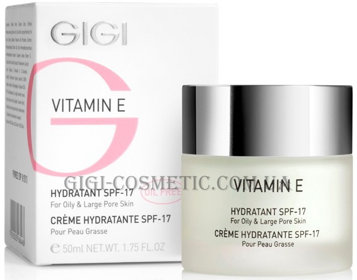 GIGI Vitamin E Moisturizer for Oily Skin SPF-17 - Зволожувач для жирної шкіри SPF-17
