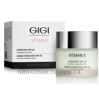 GIGI Vitamin E Moisturizer for Normal to Dry Skin SPF-20 - Зволожувач для нормальної та сухої шкіри