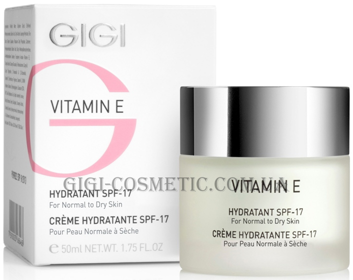 GIGI Vitamin E Moisturizer for Normal to Dry Skin SPF-20 - Увлажнитель для нормальной и сухой кожи SPF-20