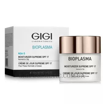 GIGI Bioplasma Moist Supreme SPF-17 - Зволожуючий крем для нормальної та жирної шкіри SPF-17