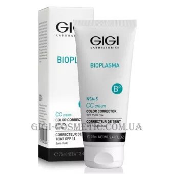 GIGI Bioplasma CC Cream SPF-15 - Крем для корекції кольору шкіри SPF-15