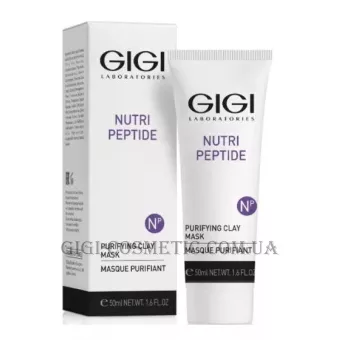 GIGI Nutri-Peptide Purifying Clay Mask - Очищуюча маска для жирної та комбінованої шкіри