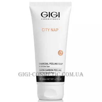 GIGI City Nap Charcoal Peeling Soap - Карбонове мило-пілінг