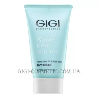 GIGI Hemp Seed Oil Shea Butter Foot Cream - Пом'якшуючий крем для ніг