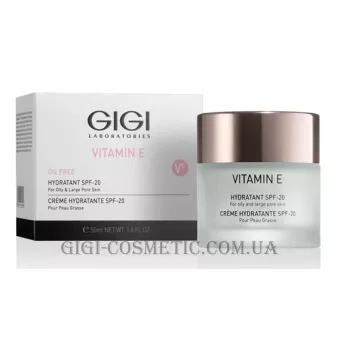 GIGI Vitamin E Moisturizer for Oily Skin SPF-20 - Зволожувач для жирної шкіри SPF-20